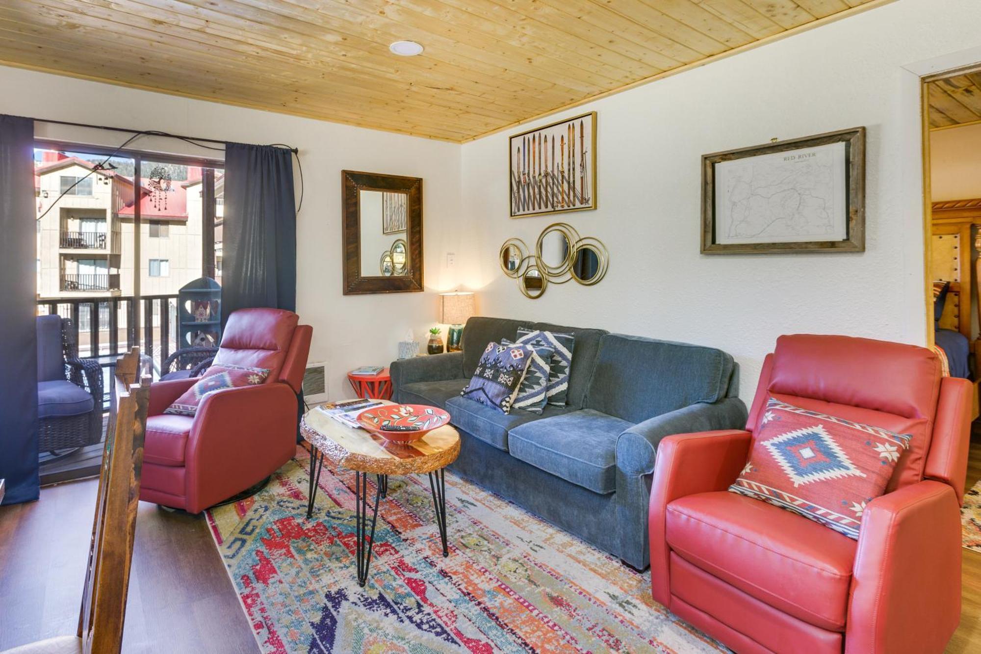 Ski-In Red River Retreat Balcony, Mountain Views! Kültér fotó